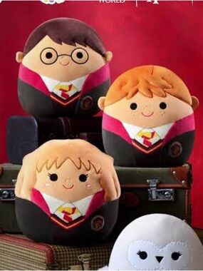 Squishmallows Harry Potter Trio Bundle